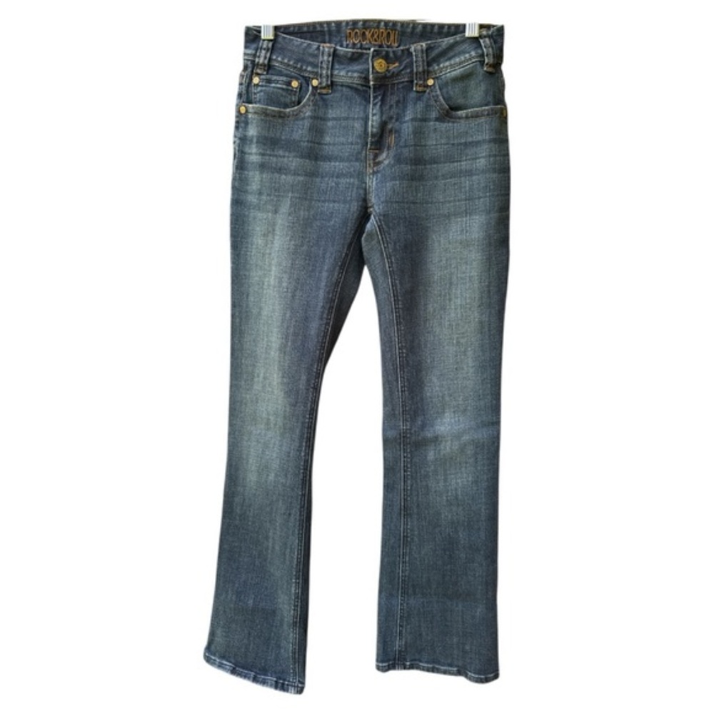 Rock&Roll Mid Rise Bootcut Cowgirl Jeans 27X32